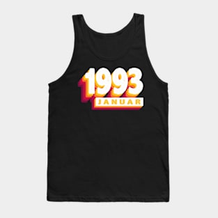 Januar 1993 0 31 Jahren Mann Frau Geburtstag Tank Top